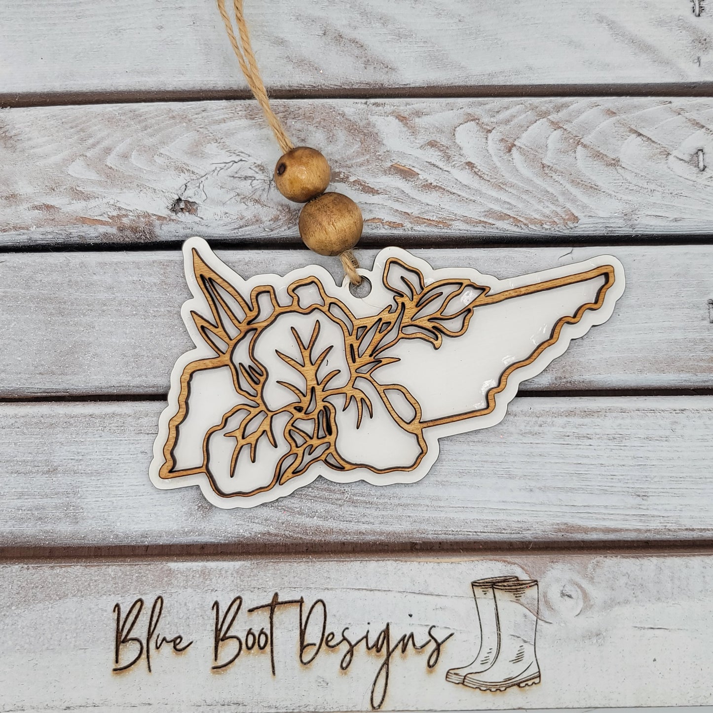 Tennessee Iris Ornament