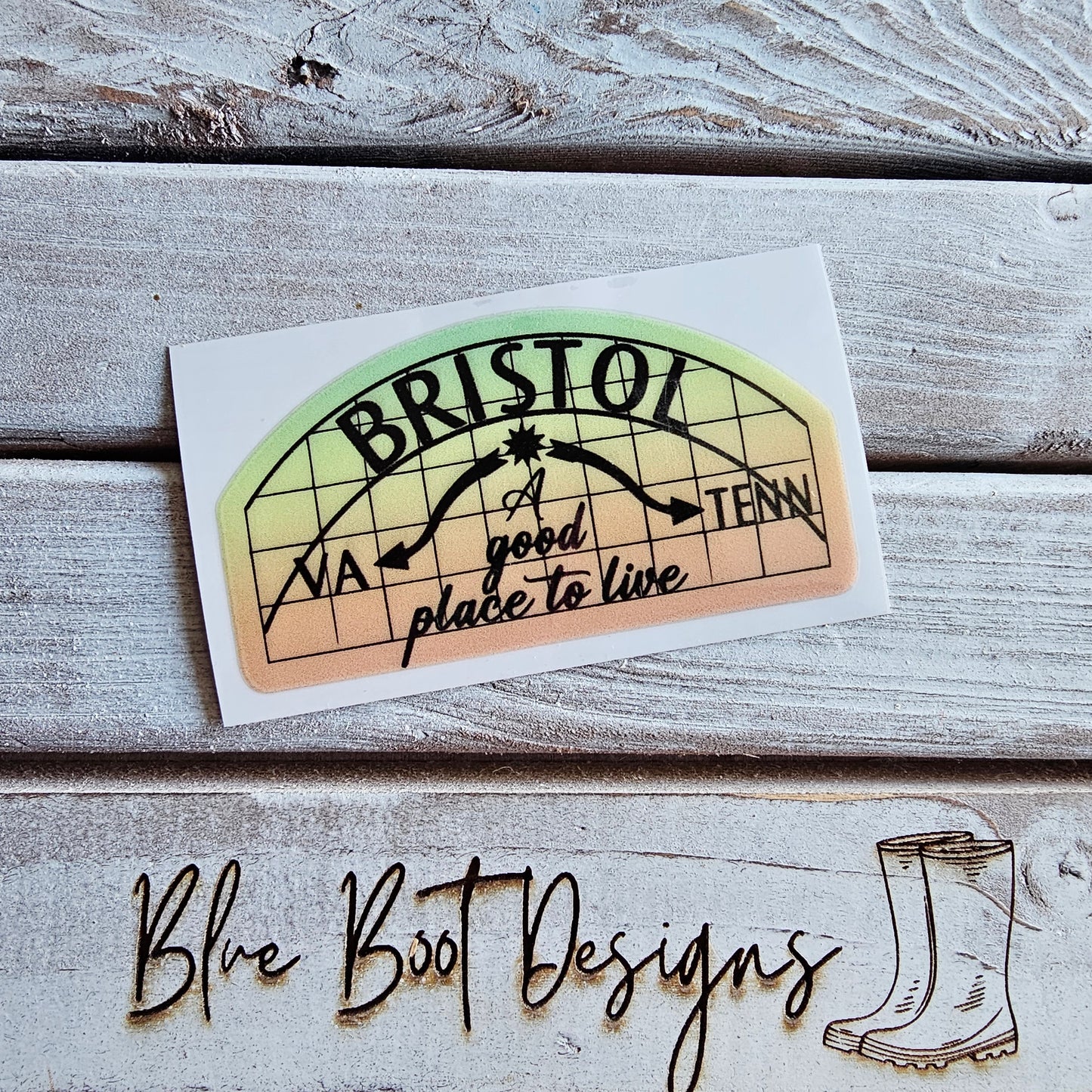 Bristol Sign 3D decal