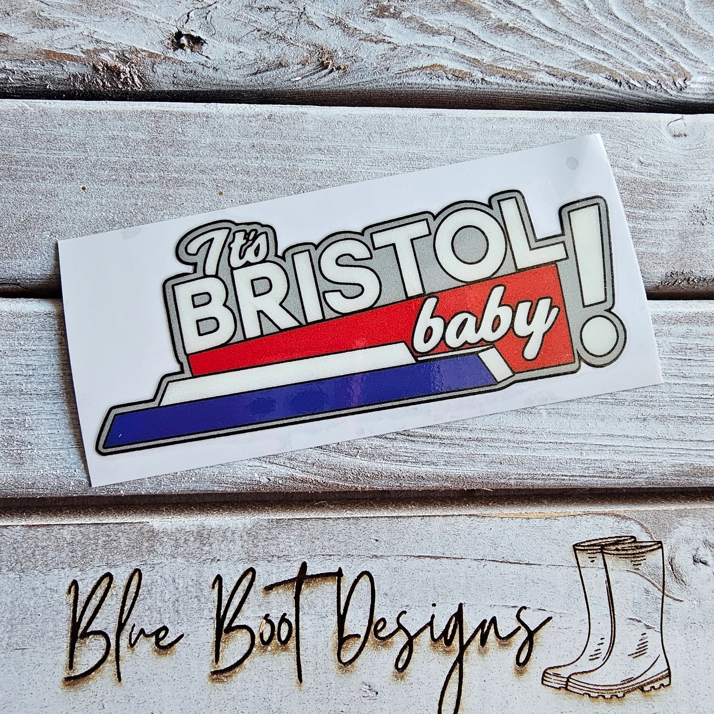 It's Bristol Baby 3D decal