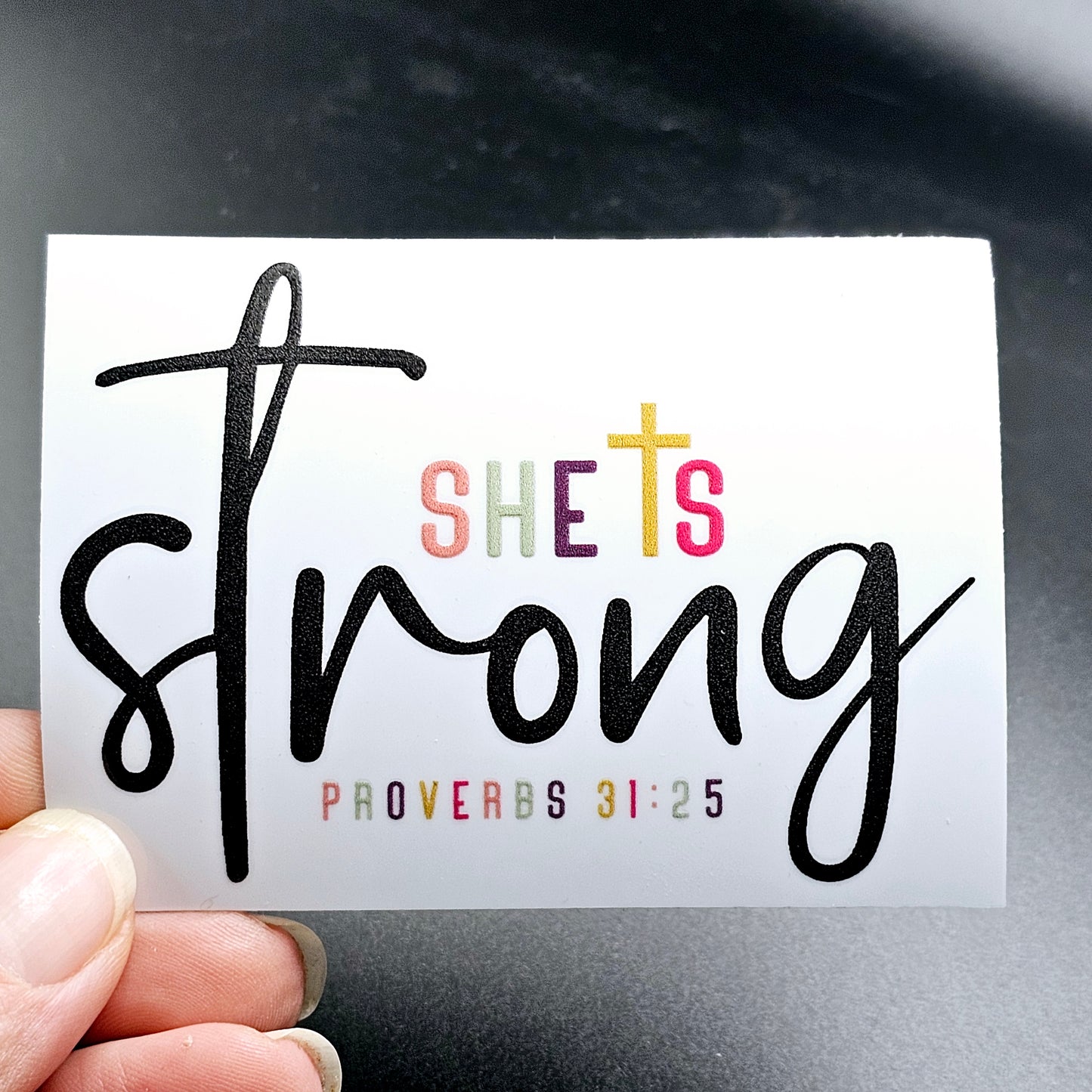 She is strong