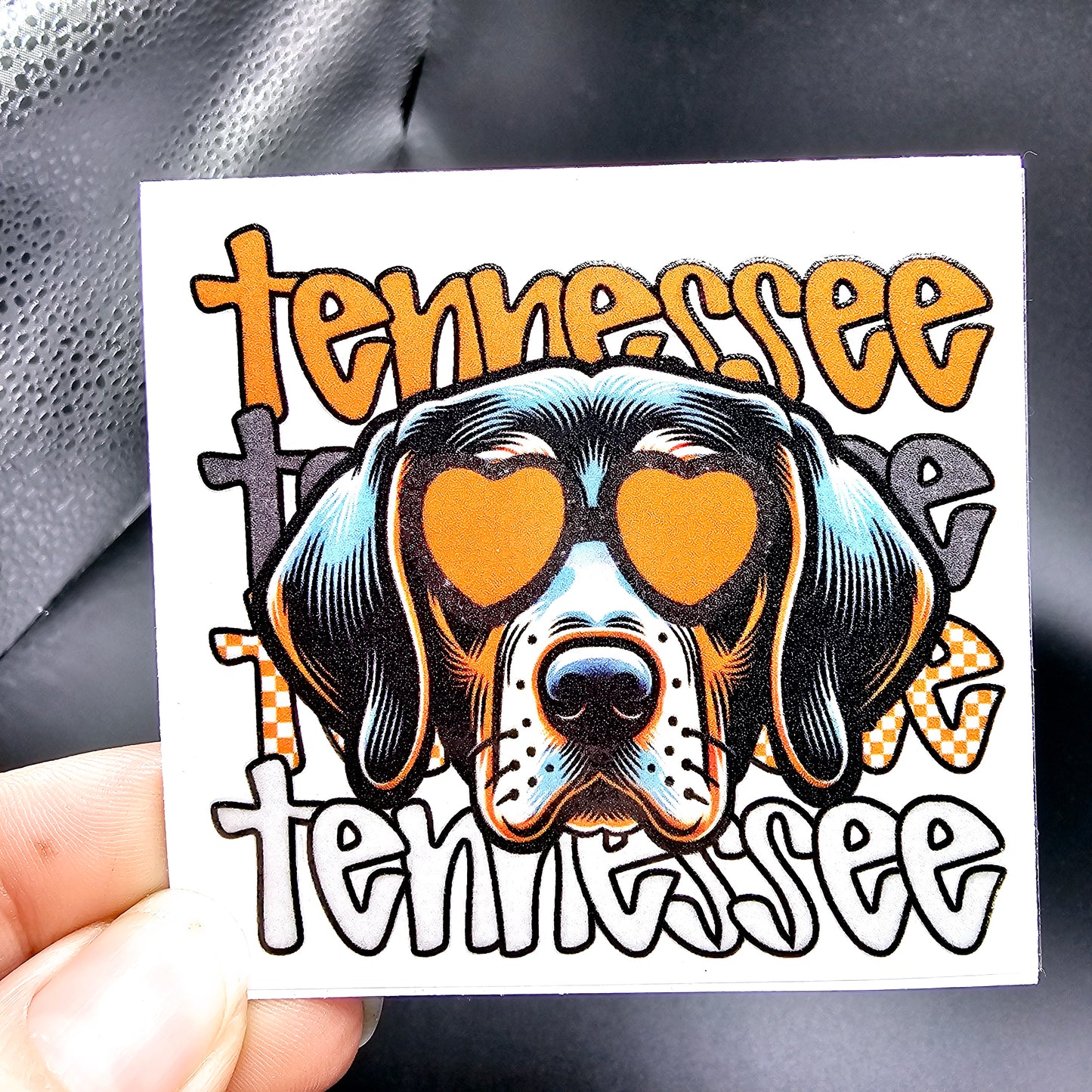 Tennessee Heart glasses dog
