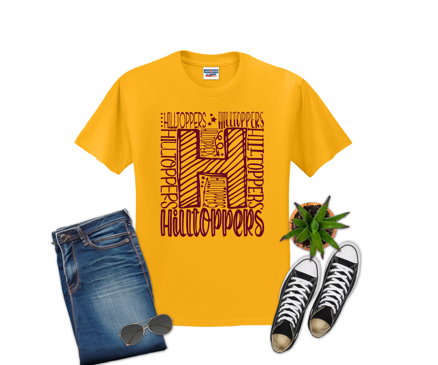 Science Hill Highschool Hilltoppers Typography