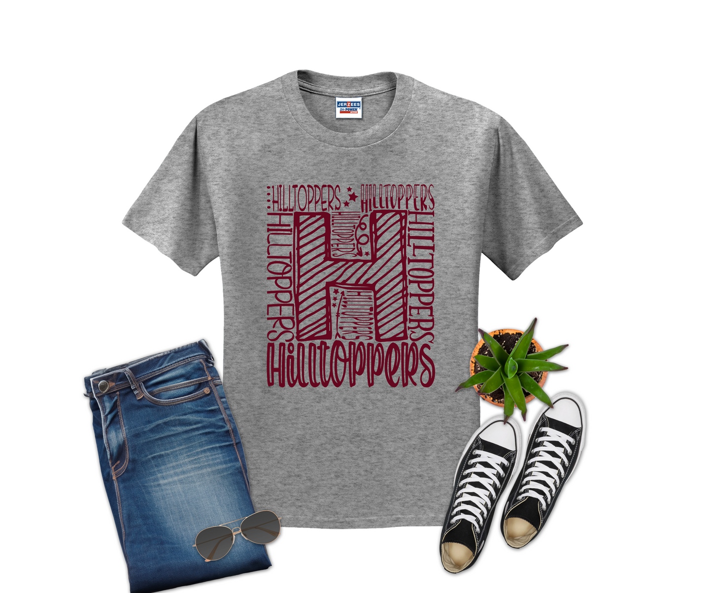 Science Hill Highschool Hilltoppers Typography