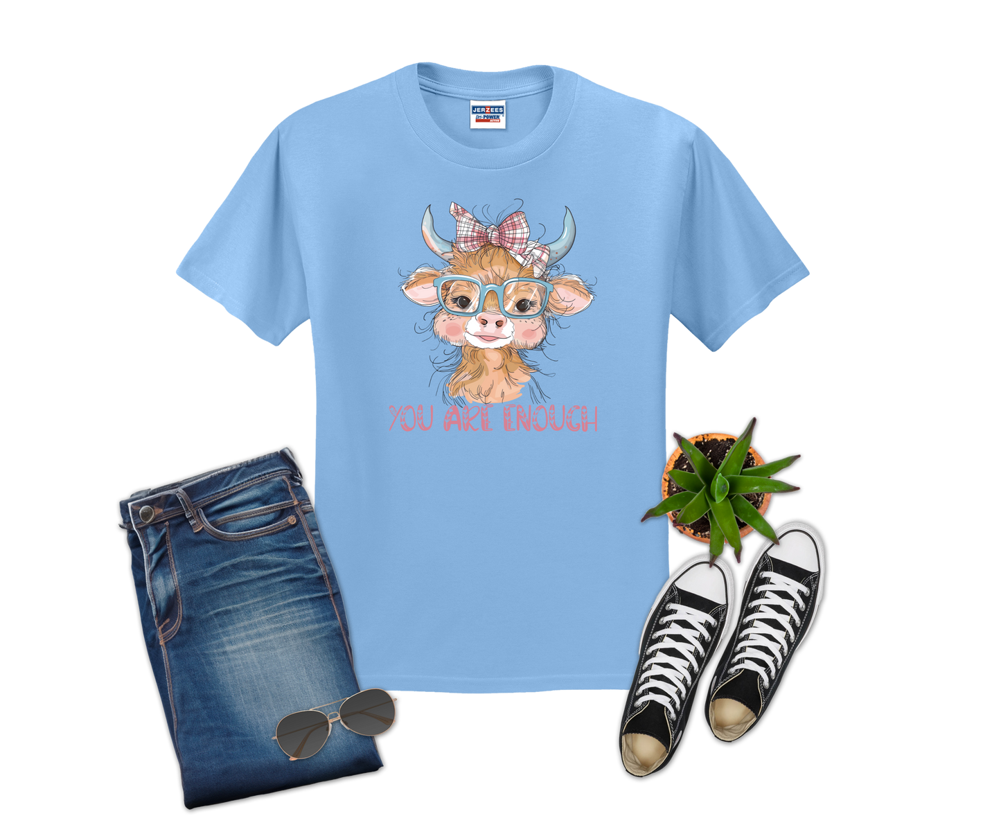You are enough Cow TSHIRT