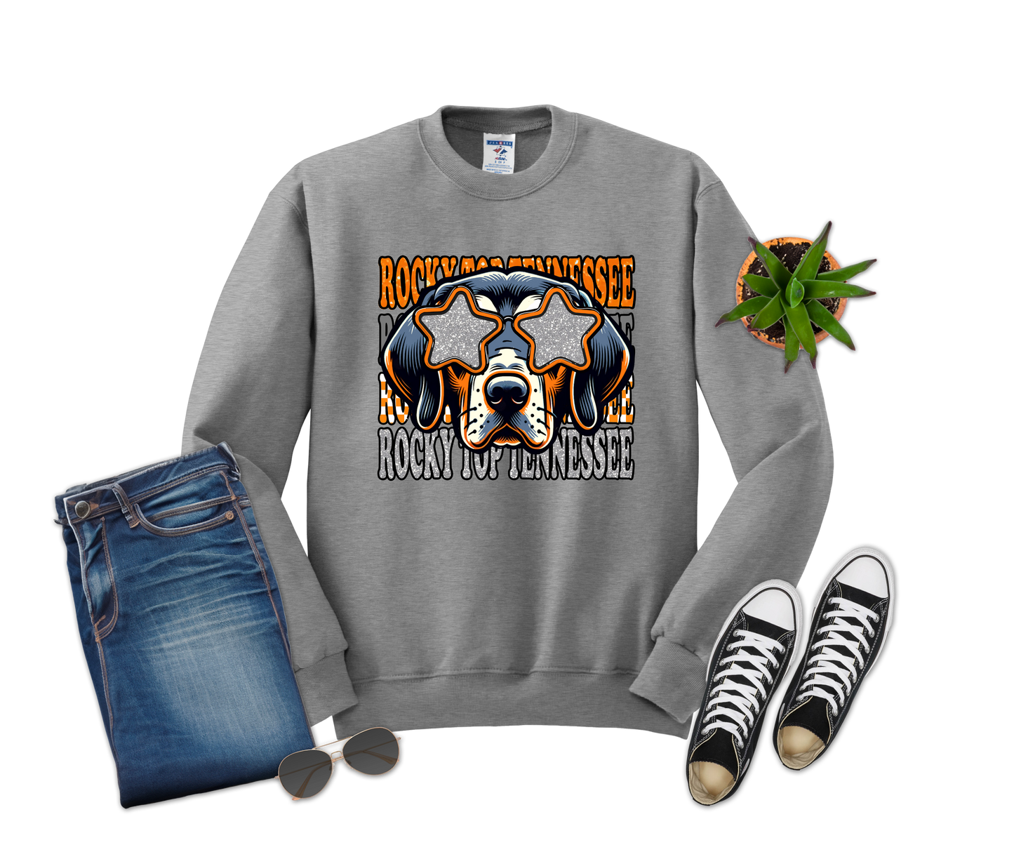 Bluetick Hound Rocky Top Design