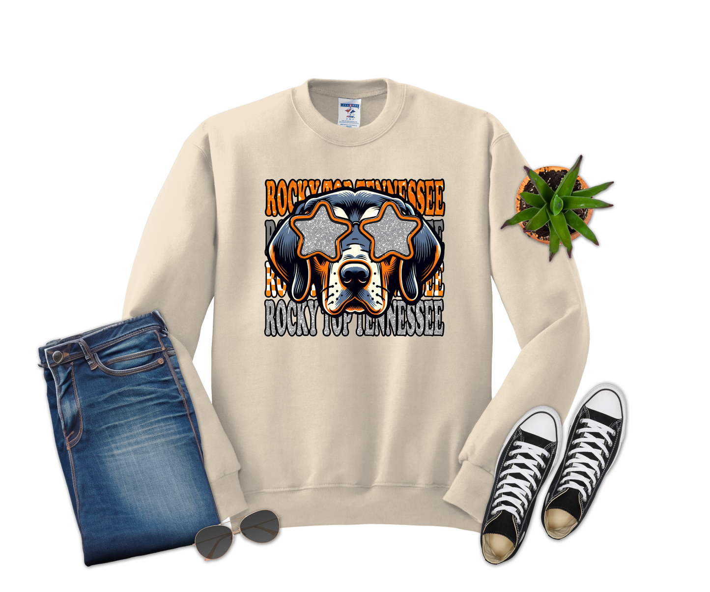 Bluetick Hound Rocky Top Design
