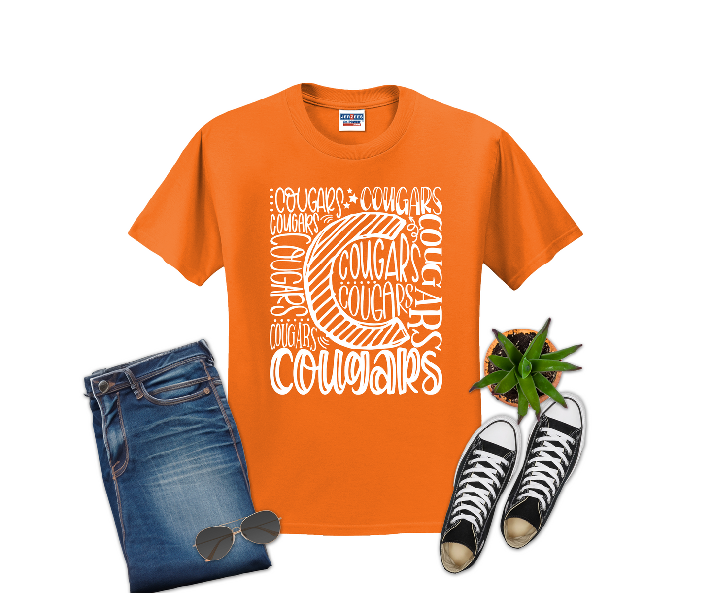 Sullivan Central Middle School Cougars Typography
