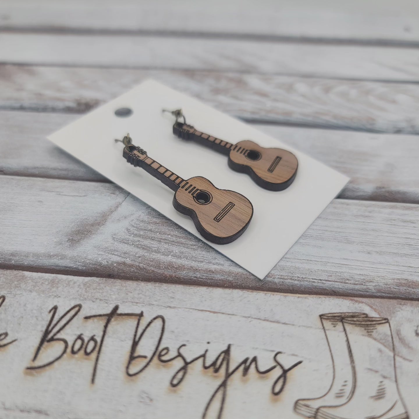 Guitar Earrings