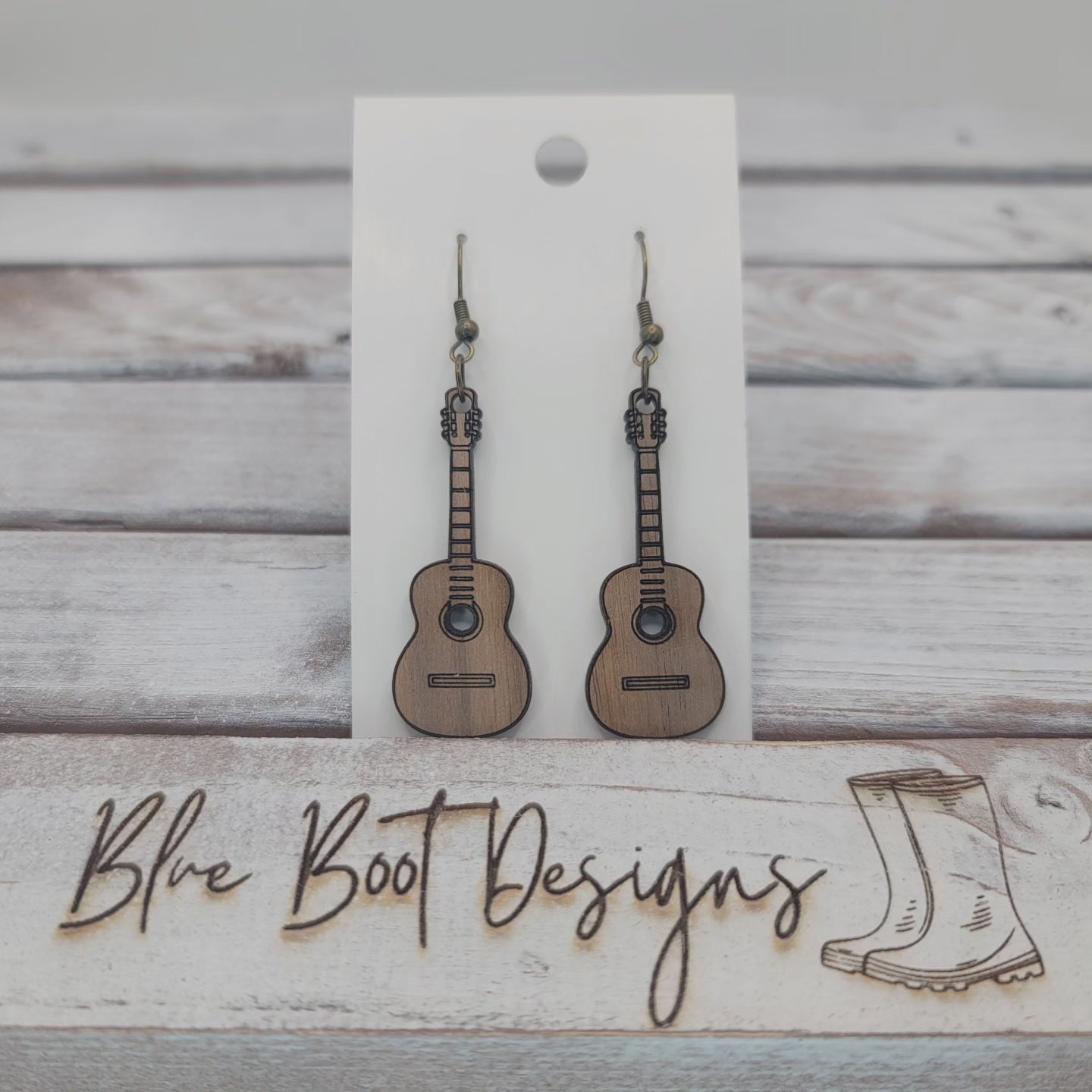 Guitar Earrings