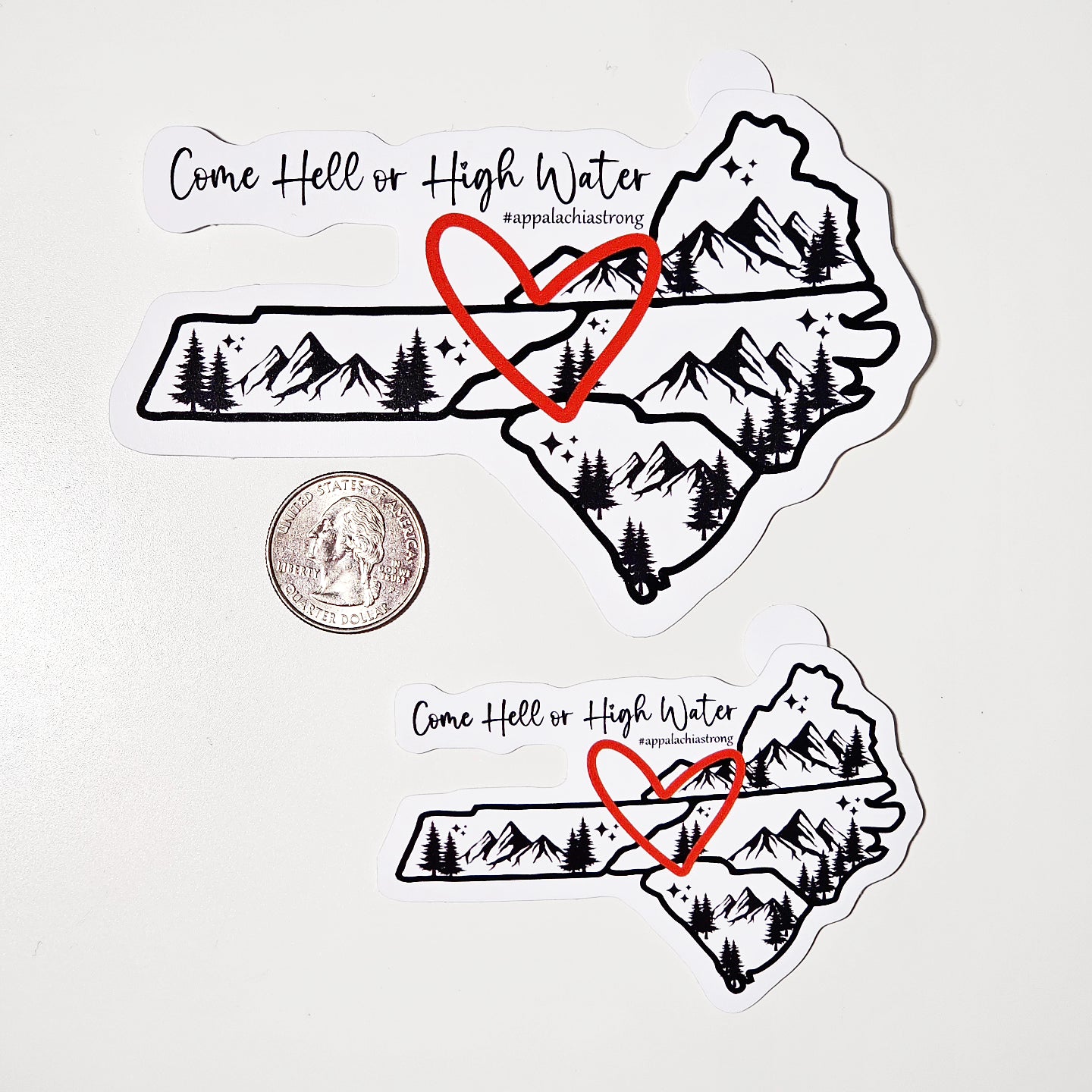 Come Hell or High Water Stickers