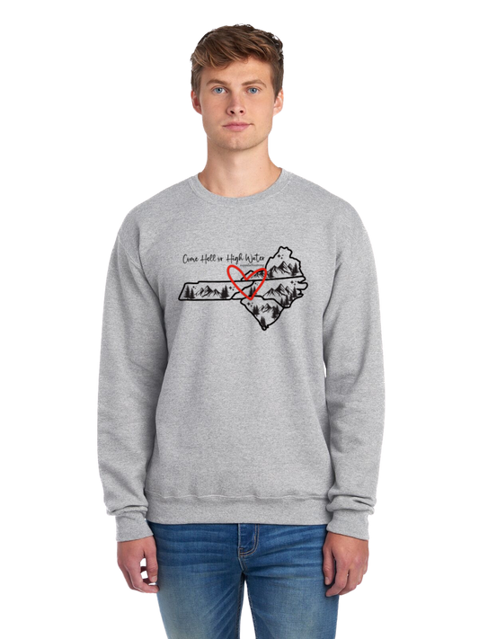 Come Hell or High Water Crewneck Sweatshirt (Quad States)
