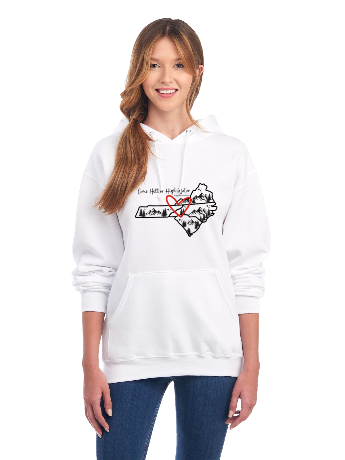 Come Hell or High Water Hoodie Pullover (Quad States)