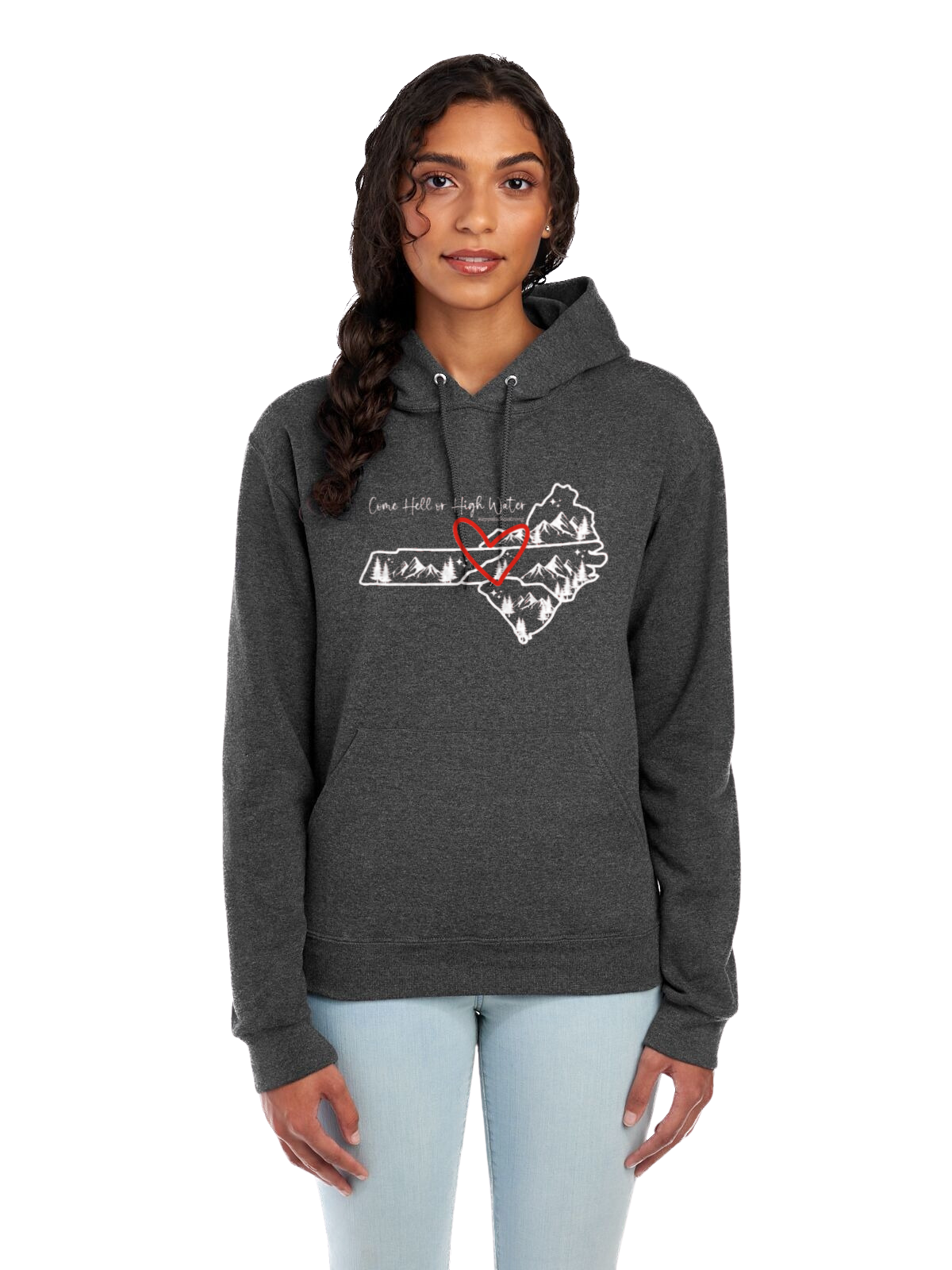 Come Hell or High Water Hoodie Pullover (Quad States)
