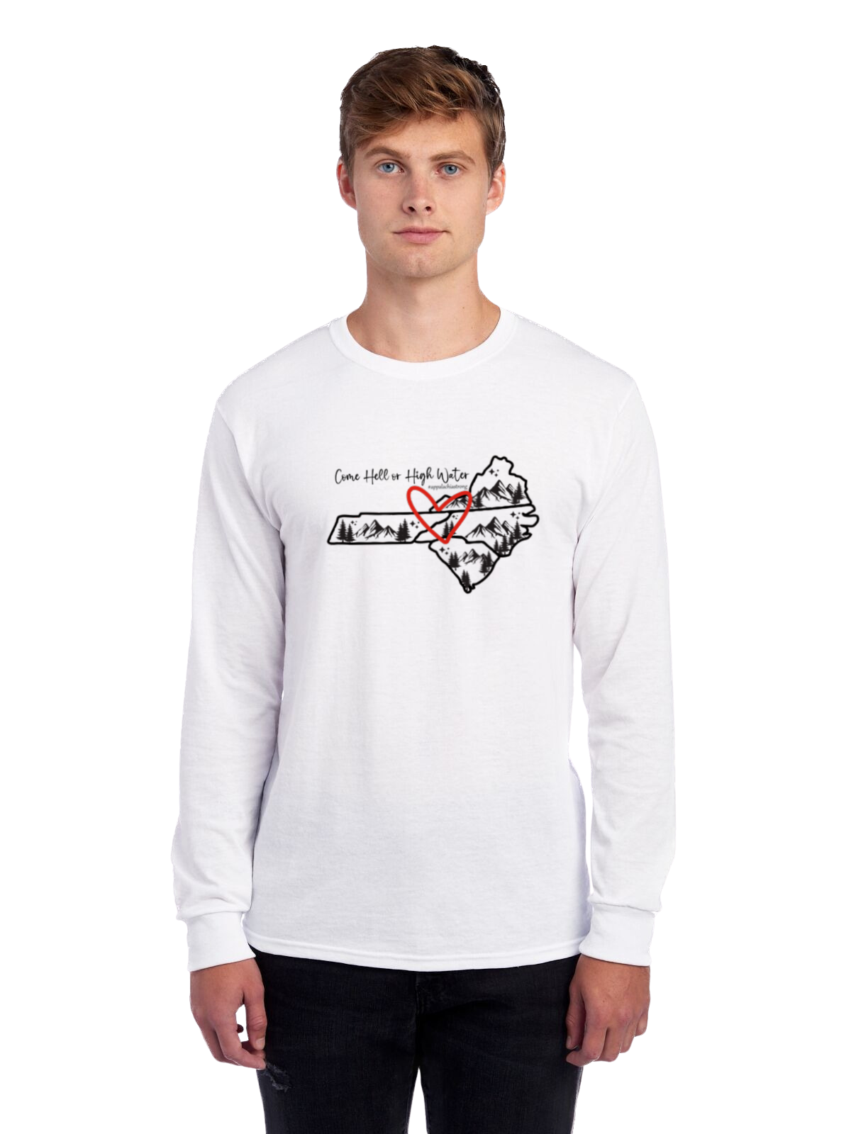 Come Hell or High Water Long Sleeve Shirt (Quad States)