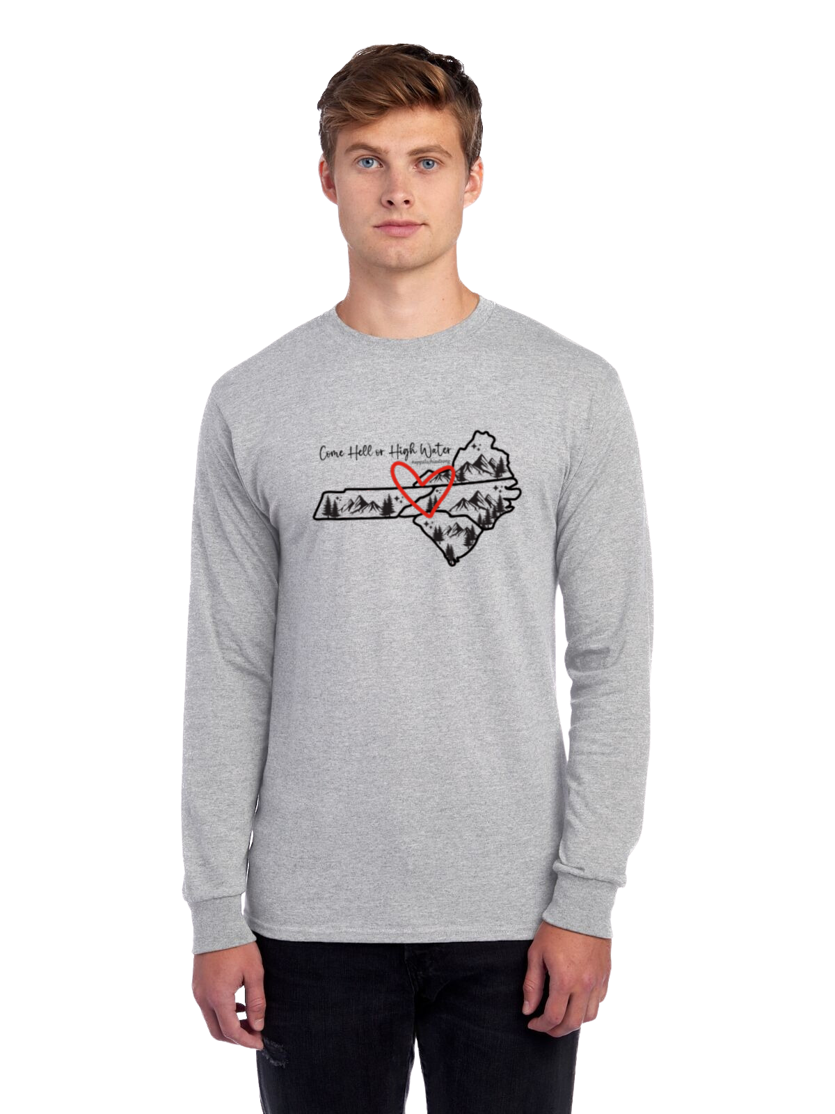 Come Hell or High Water Long Sleeve Shirt (Quad States)
