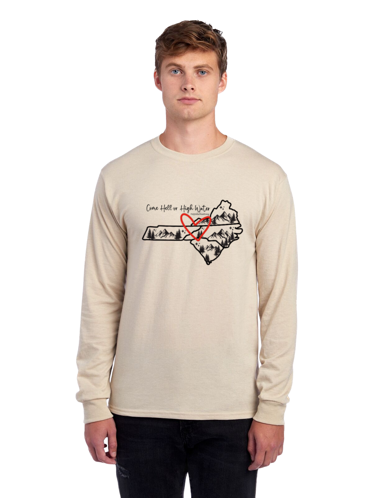 Come Hell or High Water Long Sleeve Shirt (Quad States)