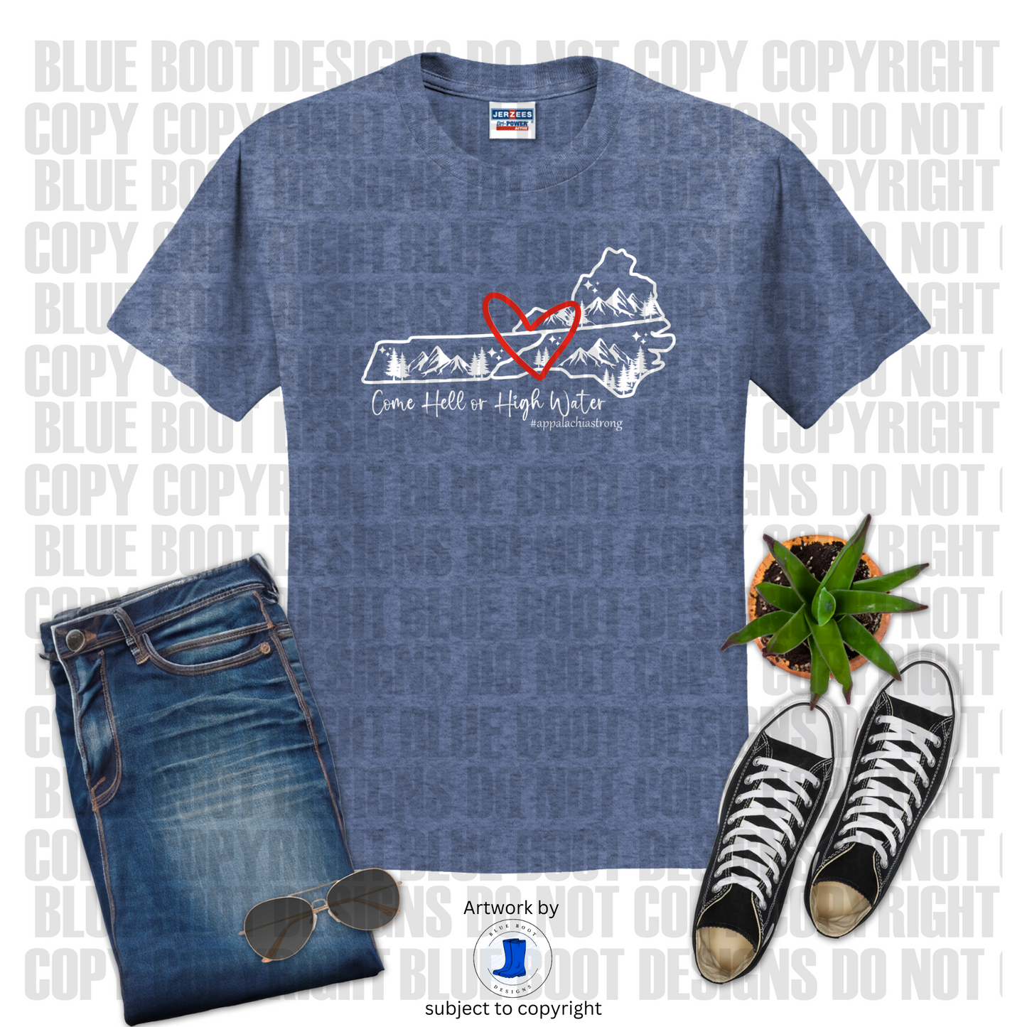 Come Hell or High Water T-Shirt (TRI-STATE)