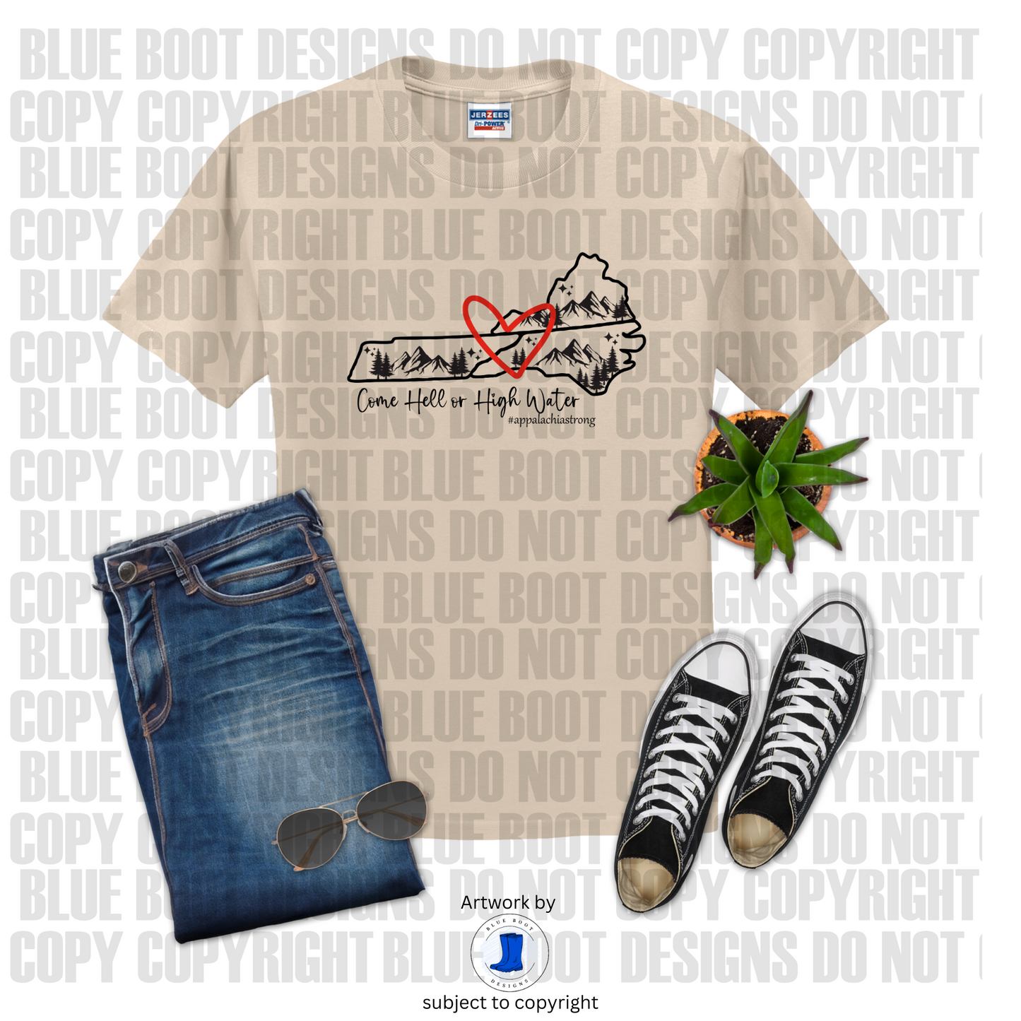 Come Hell or High Water T-Shirt (TRI-STATE)