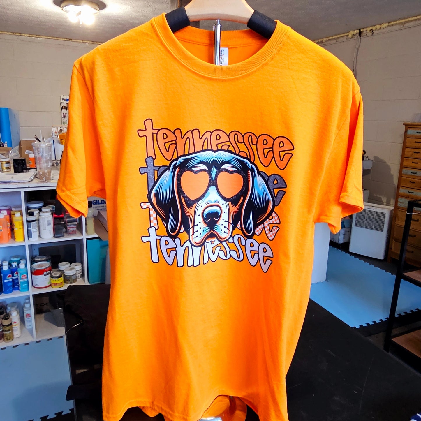 Tennessee Hound Dog Heart glasses